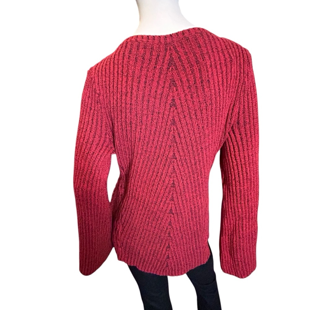 NWT Style & Co. Cable Knit Sweater Red - Picture 8 of 16